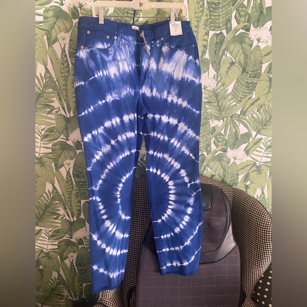 Jcrew tie dye pants